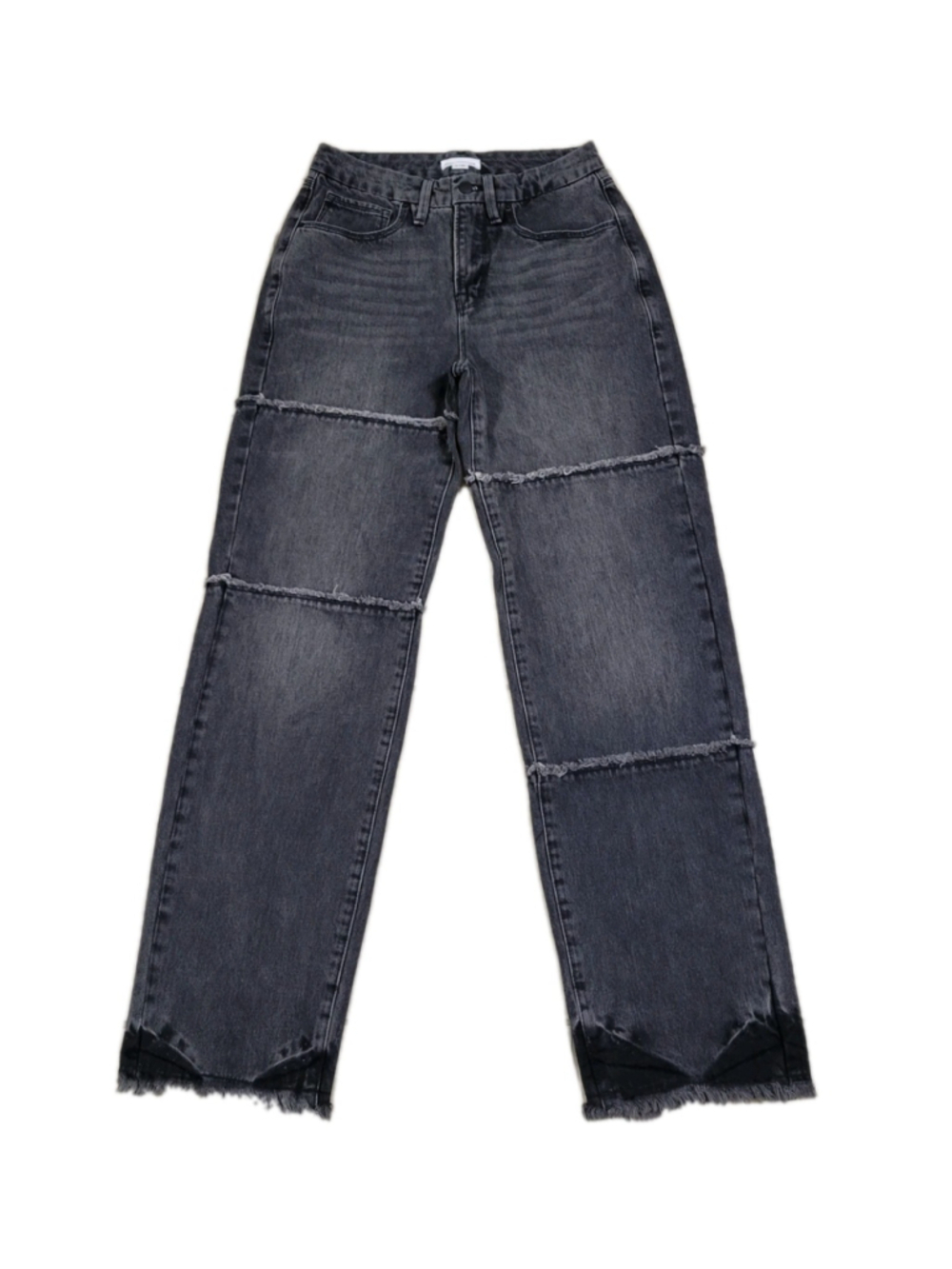 Good American Women's Straight Leg Fray Ankle Gray Jeans 2/26 Waist 26 Inseam 31 - Picture 2 of 11